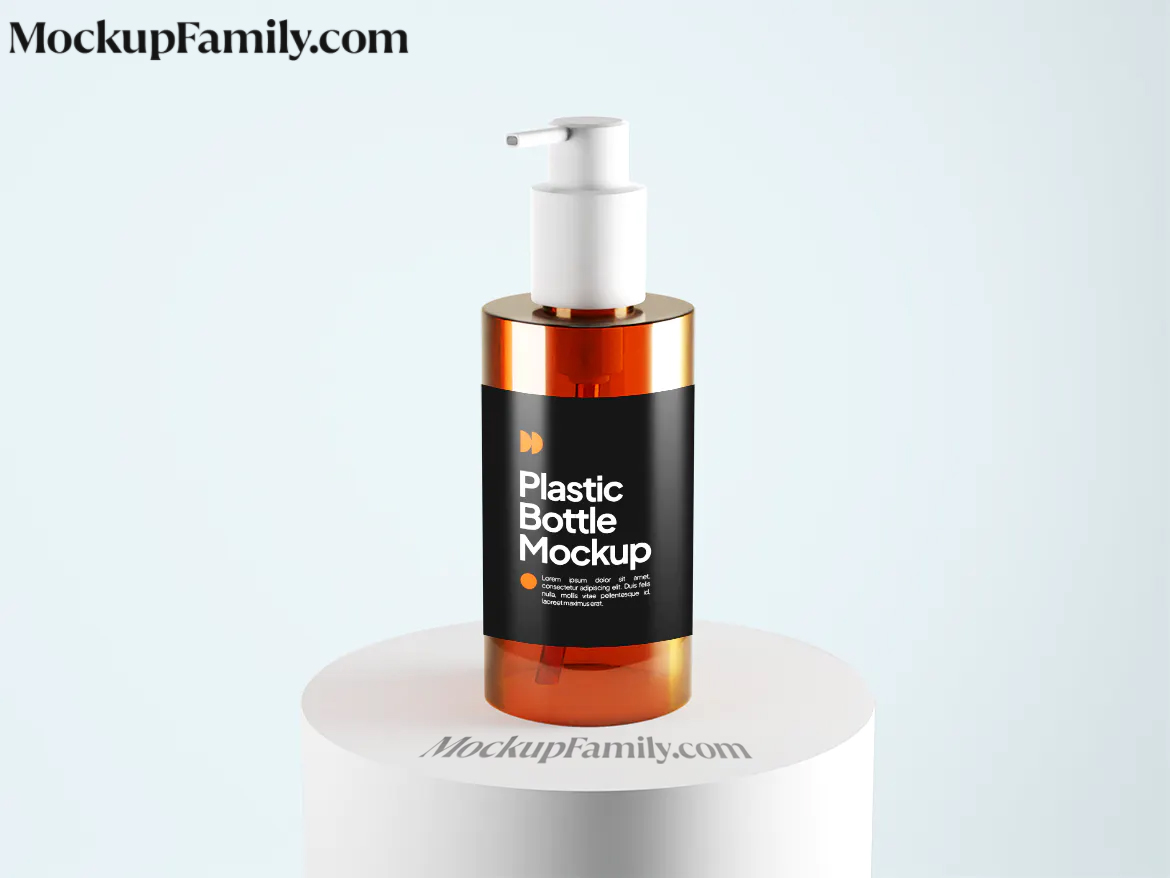 Plastic Bottle Mockup