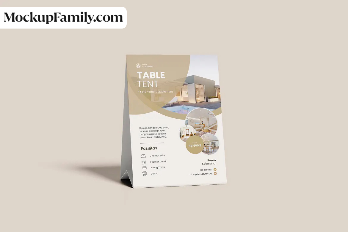table tent mockup free