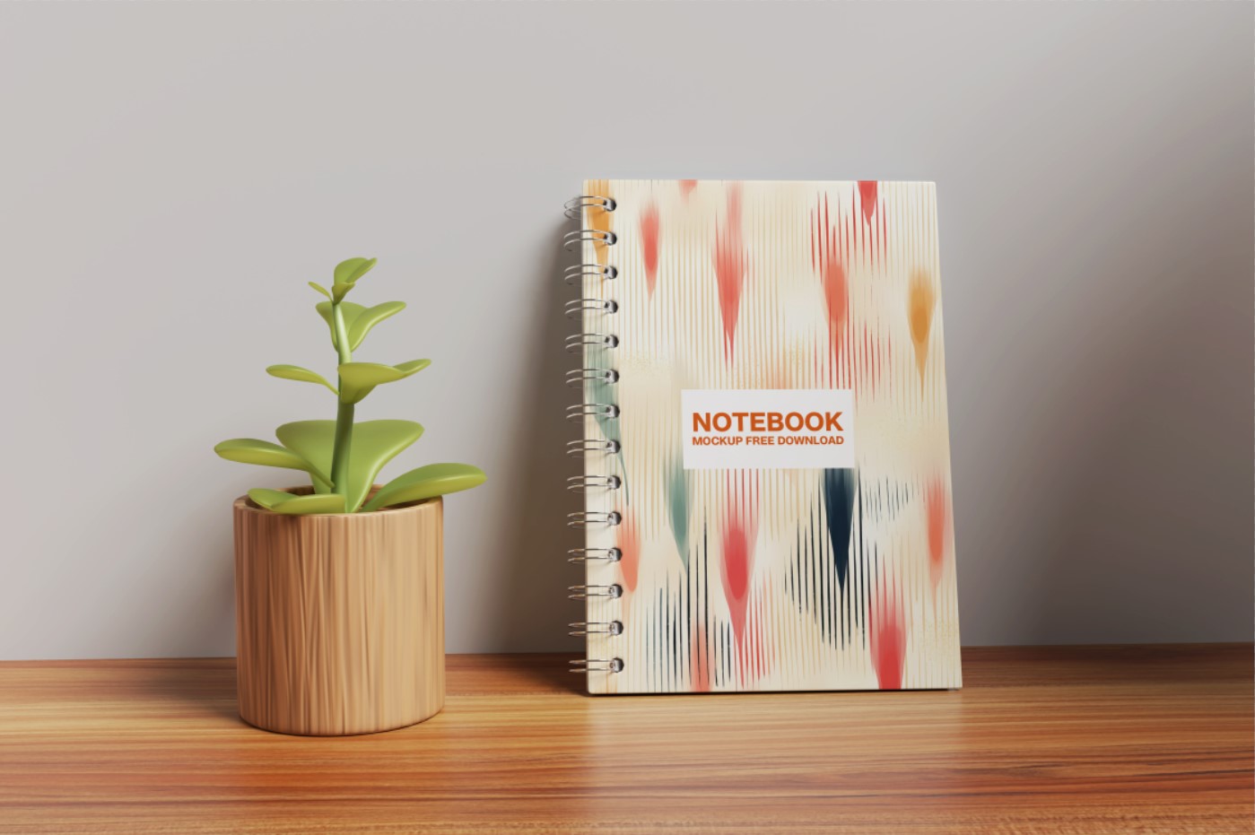mockup notebook