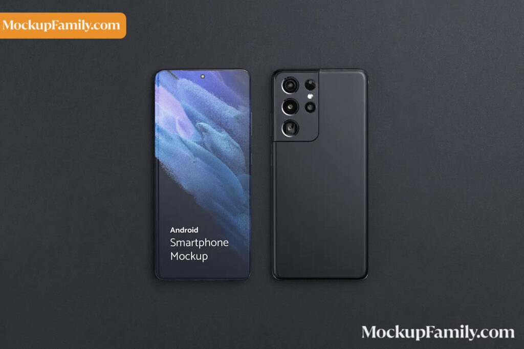 Best 5 Android Smartphone Mockups PSD Template