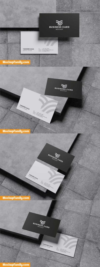 business card mockup